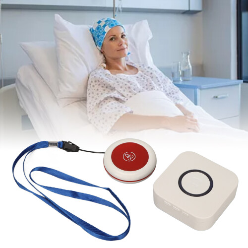 Compact Wireless Nurse Alert System - 330m Range Easy to Carry 2