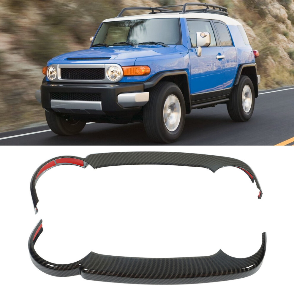 Carbon Fiber Style Dash Trim For Fj Cruiser Xj10 2007Â2021 Abs Cover 4601372832150