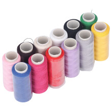 Haushalt-Nähgarn-Set 12 Farben, 250 Yards, Polyester, DIY-Stickerei