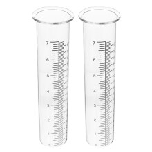 10Pièces Tubes Pluviomètres Plastique Résistants Gel Pour Jardin