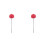 2Pièces Maillet Percussion Rouge Remplacement Mousse Eva Métal 4