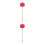 2Pièces Maillet Percussion Rouge Remplacement Mousse Eva Métal 5