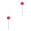 2Pièces Maillet Percussion Rouge Remplacement Mousse Eva Métal 9