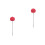 2Pièces Maillet Percussion Rouge Remplacement Mousse Eva Métal 8