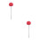 2Pièces Maillet Percussion Rouge Remplacement Mousse Eva Métal 10