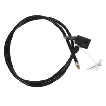 4St Fietsband Inflatorslang Plastic, En Met Adapter Set