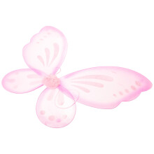 2St Roze Nylon Vlindervleugels Voor Decoratie Up