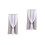 2Pcs Grey Room Darkening Curtain Polyester Window Drapes 6