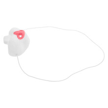 5St Elastische Bunny Accessoires Wit Voor Paasfeest Kids