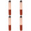 4St Lippenkwasten Van Hout En Plastic, Draagbare Make-Up Tools 7