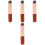 4St Lippenkwasten Van Hout En Plastic, Draagbare Make-Up Tools 5