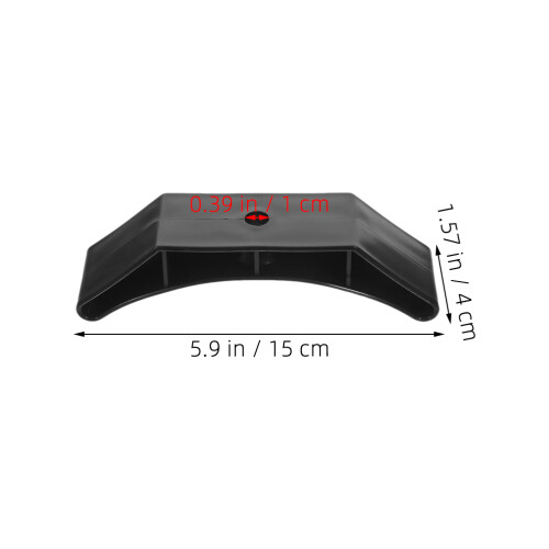 8St Compacte Dumbbellstandaard PP Met Stillegende Demping Zwart 1