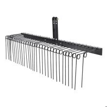 Râteau de Paysage Remorquable 72"-Duoku-32 Dents en Acier-Déchaumeur pour Tracteur-Entretien de la Pelouse pour Feuilles
