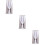 3Pcs Polyester Grey Blackout Drapes Sun Blocking Window Curtain 11