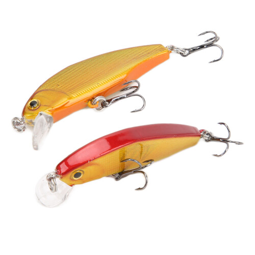 Mini Deep Diving 3D Eyes Minnow Crankbaits, 5cm, Wide Assorted Colors 2