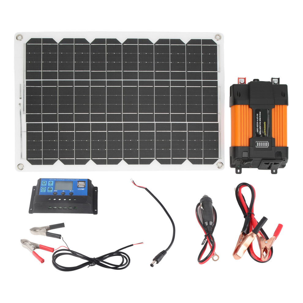 Portable Solar Power System, Monocrystalline Cells High Efficiency 18W 18V Solar Panel Kit, Waterproof Folding Solar Panel With Led Power Display For 9169997887054