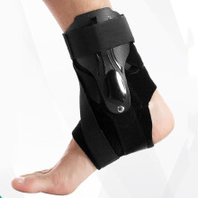 Breathable Outdoor Sports Ankle Brace for Running, Basketball, Size 36‑39, Black