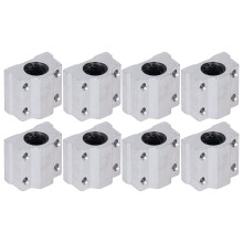 Aluminium glijblok met lineair bewegende kogellager en contactafdichtingen, zeer stijve, geluidsarme CNC-glijbus voor precisieapparatuur.