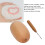 Egg Shaped Beech Darning Tool for Handmade Crafts & Garment Repairs 8