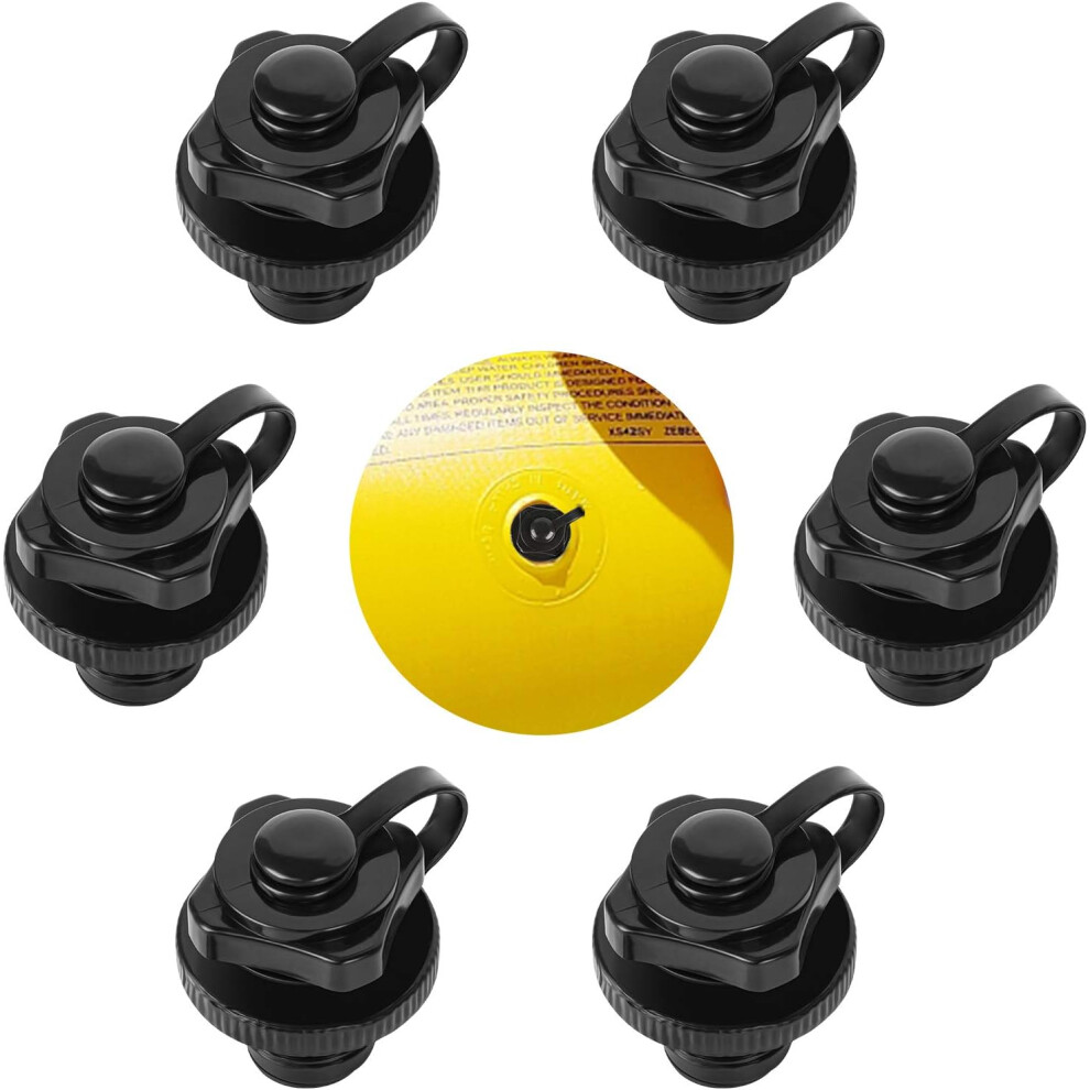 Quick Inflation Boat Air Valve, One-Way Spiral Plug With Leak-Proof Cap, Durable Abs Plastic Replacement Valve For Inflatable Kayaks, Standard Boston 9009791543476