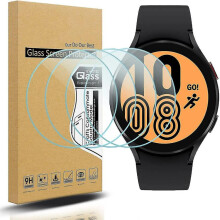 Crystal Warrior: The 2.5D Full Coverage Screen Protector for Samsung Galaxy Watch 4 (44mm), HD Clear Viewing & Bubble-Free Application, Your