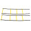 2pcs Agility Training Ladder, 42cm Step Length, Yellow/Black 5