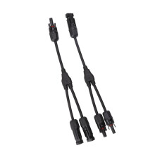 2 PCS 1 to 2 Splitter Solar Connectors 1000V DC, IP67 Waterproof