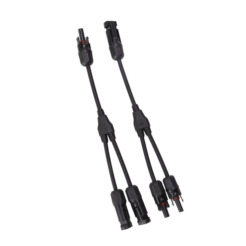 2 Pcs 1 To 2 Splitter Solar Connectors 1000V Dc, Ip67 Waterproof 8121372840420