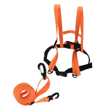 Kids Ski Training Harness with Safety Handle and Adjustable Straps for Controlled Speed – Orange