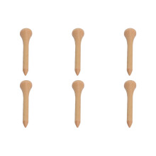 Professional 54mm Wooden Golf Tees - Set of 50 for Enhanced Play