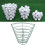 Lightweight Metal Golf Ball Storage Basket with Foldable Handle Large Capacity 1