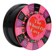 ABS Wheel of Love Game - Fun Couples Turntable for Parties and Dates