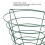 Lightweight Metal Golf Ball Storage Basket with Foldable Handle Large Capacity 4