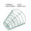 Lightweight Metal Golf Ball Storage Basket with Foldable Handle Large Capacity 6