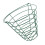 Lightweight Metal Golf Ball Storage Basket with Foldable Handle Large Capacity 13