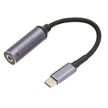 Cablu de încărcare DC40135To USB C cu cip de identificare automată PD, adaptor de încărcare rapidă de 100W pentru telefoane, tablete,