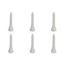 50Pcs Maple Wood Golf Tee Holder White 54mm Long Ball Base Kit