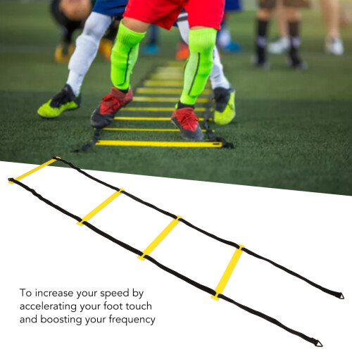 2 STÜCKE Agility-Trainingsleiter PP und Nylon mit