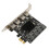 Κάρτα επέκτασης USB 3.0 4 θυρών, διασύνδεση PCIe, μεταφορά δεδομένων με εξαιρετικά 4