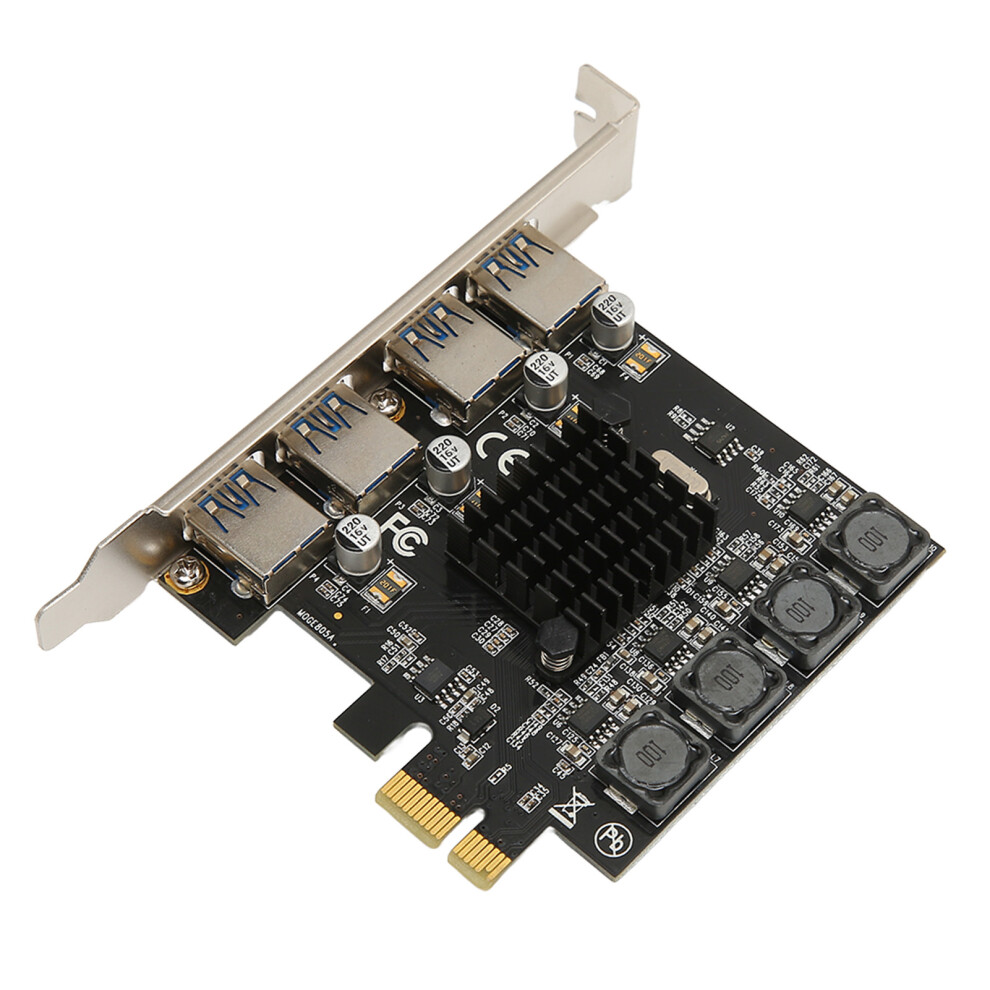 Pcie Usb Expansion Card 4-Port Usb 3.0 5Gbps High Speed For Windows/Linux Pcs 9481381854337