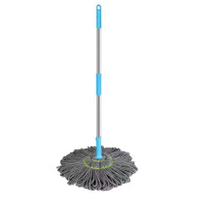 Spin Mop 2 in 1 SelfWringing 360 Degree Floor and Glass Cleaner with Adjustable Handle