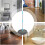 Spin Mop with 360 Rotation and Self Twist Dewatering, Telescopic Handle for MultiSurface Cleaning 3