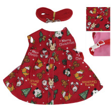 Verstellbarer Baumwoll-Bunny-Weste & Leine für Kleintiere, atmungsaktiv & langlebig
