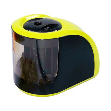 Efficient Pencil Sharpener, Kids Friendly Electric Pencil Sharpener with LARGE-CAPACITY DESIGN, Heavy Duty Blade for Smooth and Fast Sharpening