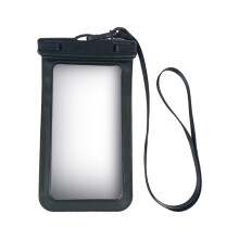 Mobiele telefoon duiktas, droge tas voor maximaal 6,9 inch-Zwart