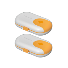 Soluție de depozitare multifuncțională: Organizator de pastile de călătorie cu design compact, recipient portabil pentru pastile care oferă