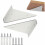 Triangle Brackets for Shelves, Space-Saving Design Heavy Duty Bracket Support, Solid and Rust Resistant Floating Shelf Supports for Various 1