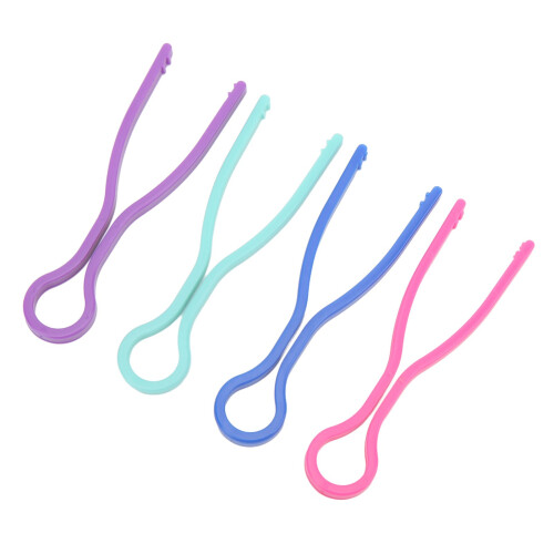 Small Bobbin Thread Clips 20pcs Plastic Fits Most Spools Random Colors 2