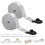 Adjustable 3m/9.8ft Ratchet Straps Durable Nylon with Buckle 2Pcs 5