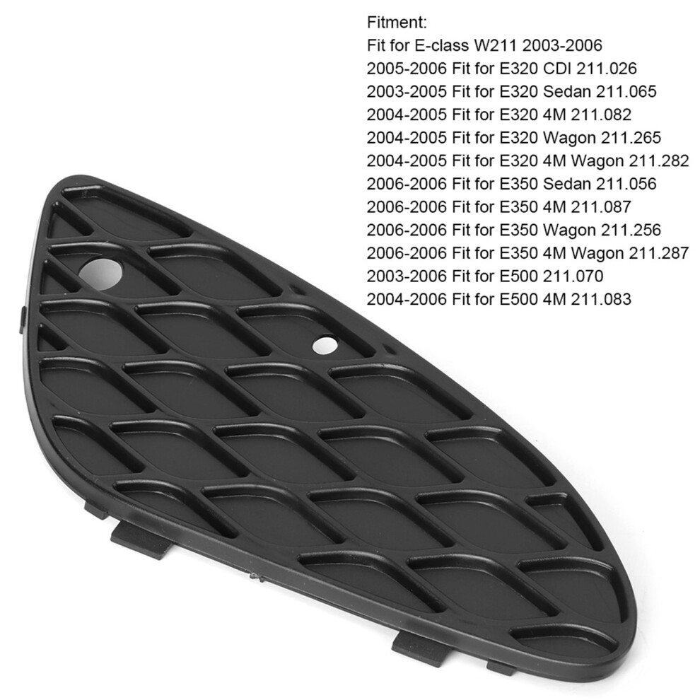 Front Bumper Mesh Grille Cover For Mercedes E-Class W211 2003-2006 7891379767129